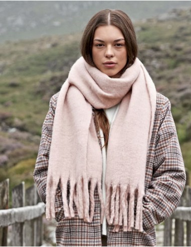 BEE-B496R-Fluffy Scarf